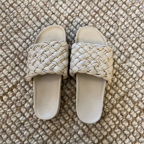 URBAN OUTFITTERS Naomi Slide Sandals in Cream (Size 8.0 US) - Picture 4 of 5